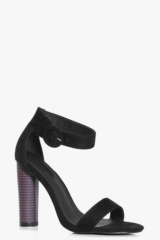 Sophia Block Heel Two Part Sandal